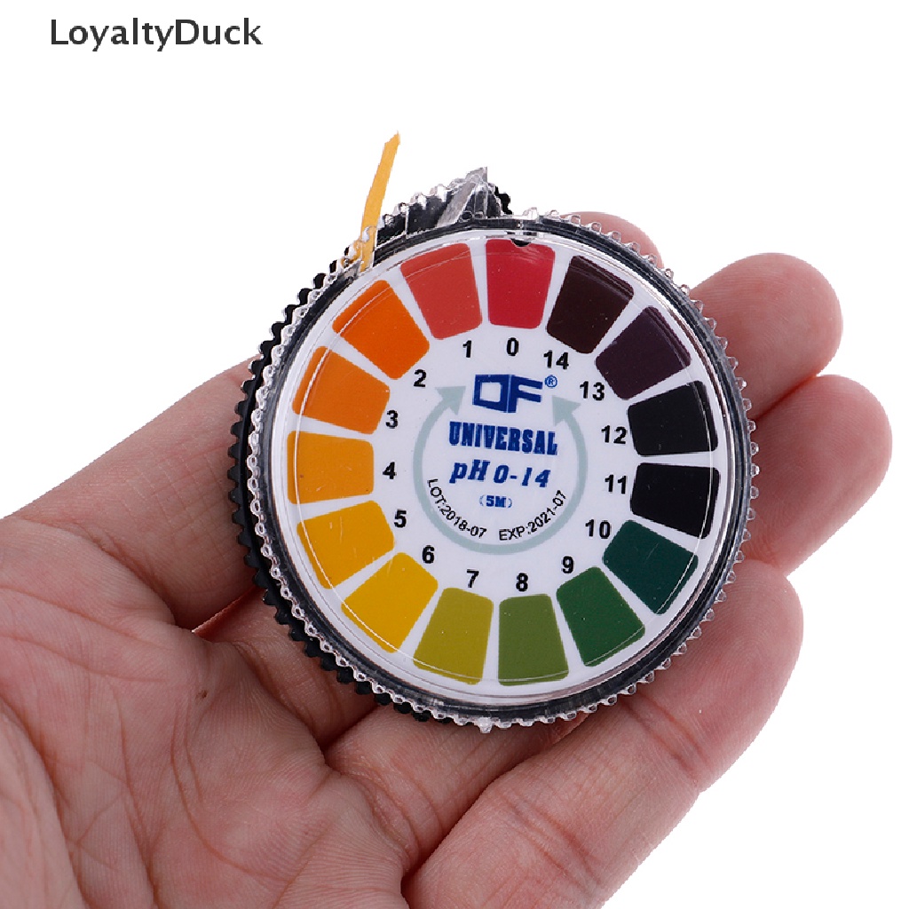 LoyaltyDuck 1Roll/5m laboratory ph indicator test strip 0-14 paper ...