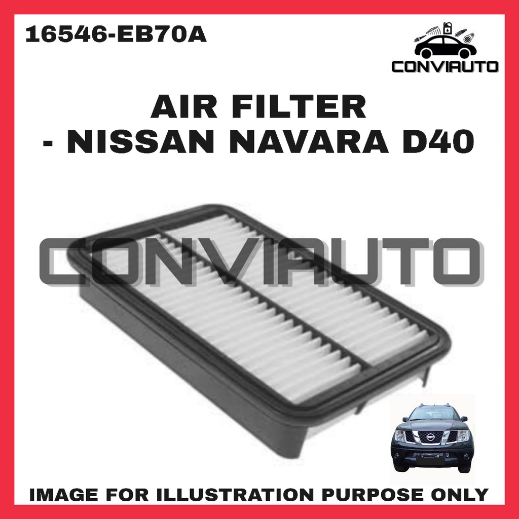 NISSAN NAVARA D40 AIR FILTER (16546EB70A) Shopee Malaysia