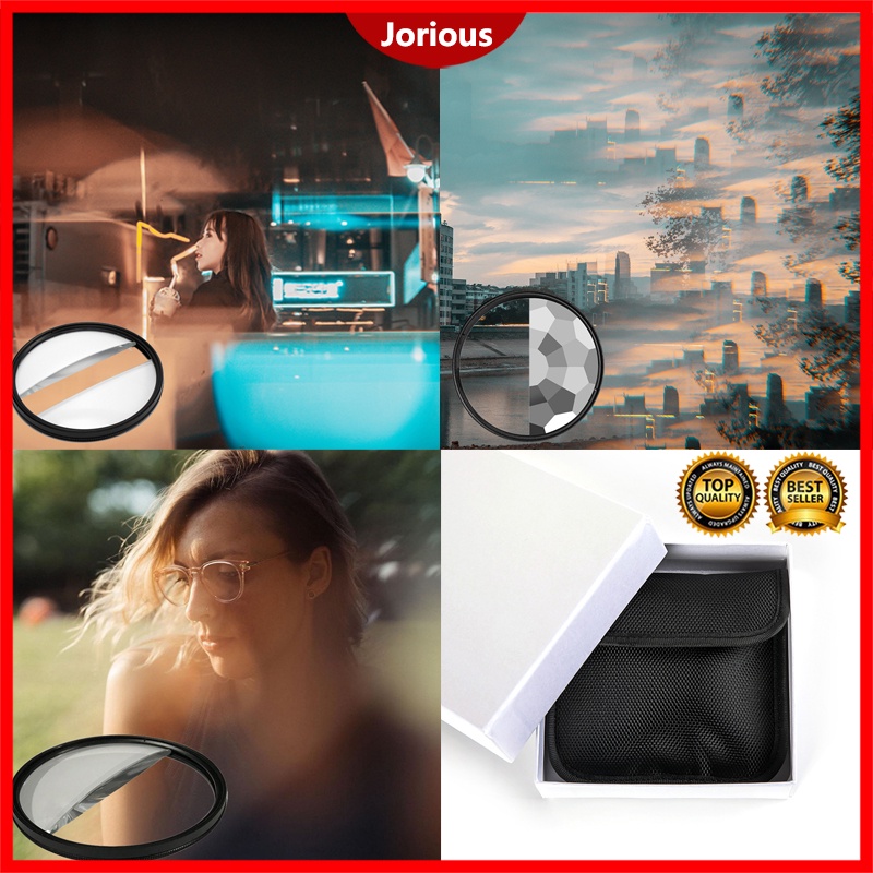 Camera Filter Accessories 77 82mm Split Diopter Prism Camera Filter