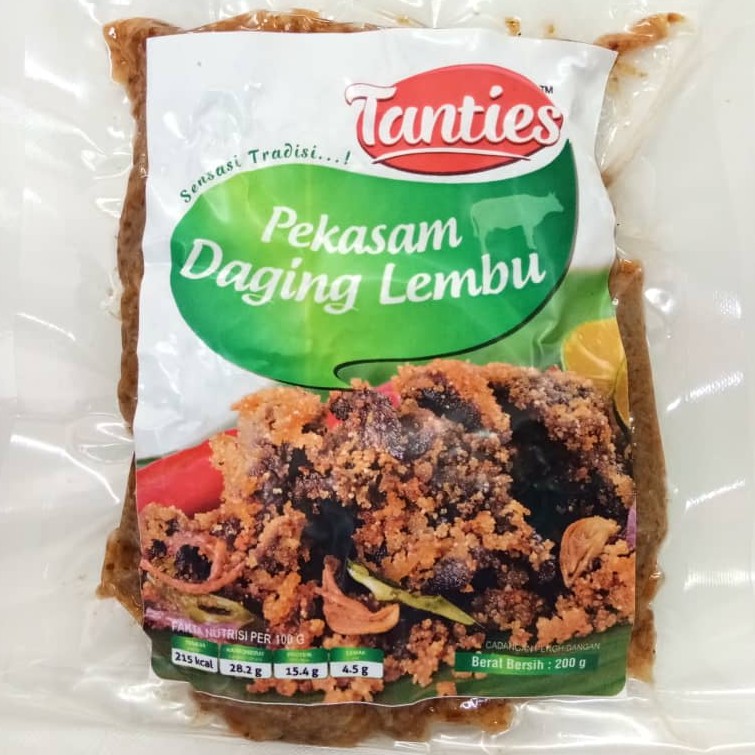 Pekasam Daging Lembu Tanties Shopee Malaysia 6849