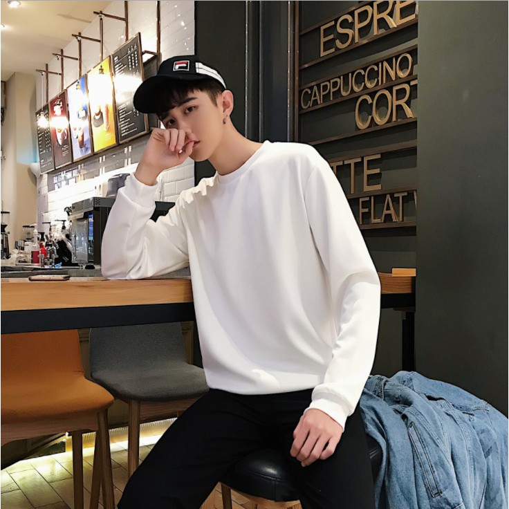2022 Autumn Korean style unique fur sweater men casual loose thicken fur  Hedging Knitting sweater