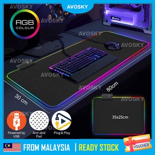 Asus Gaming Mousepad Large RGB LED Slipmat For Cool Gaming Setup