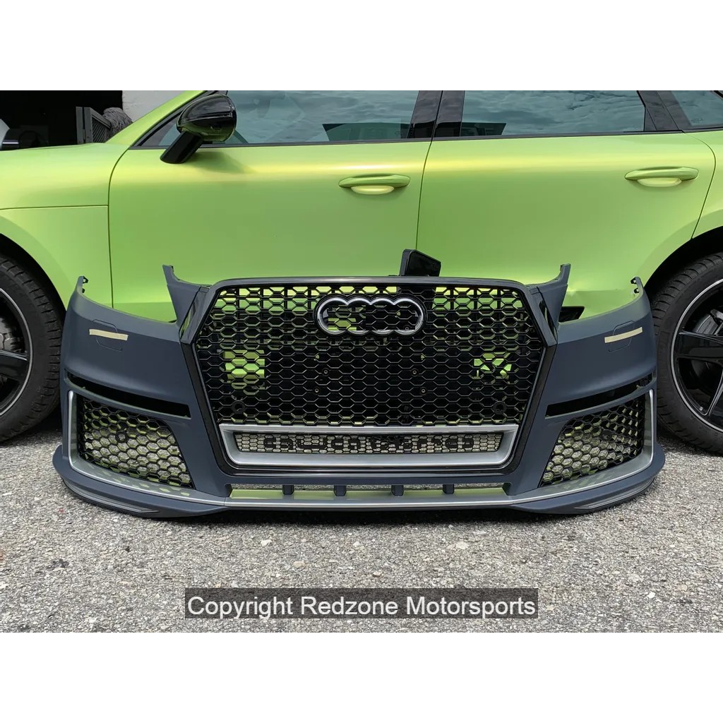 For 2006-2015 Audi Q7 RSQ7 RS Front bumper black Grille Mesh Grill