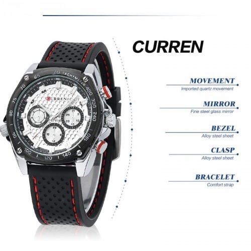 CURREN 8146 Men s Waterproof Luxury Fashion Business Leather Watch SWTH 176 Shopee Malaysia