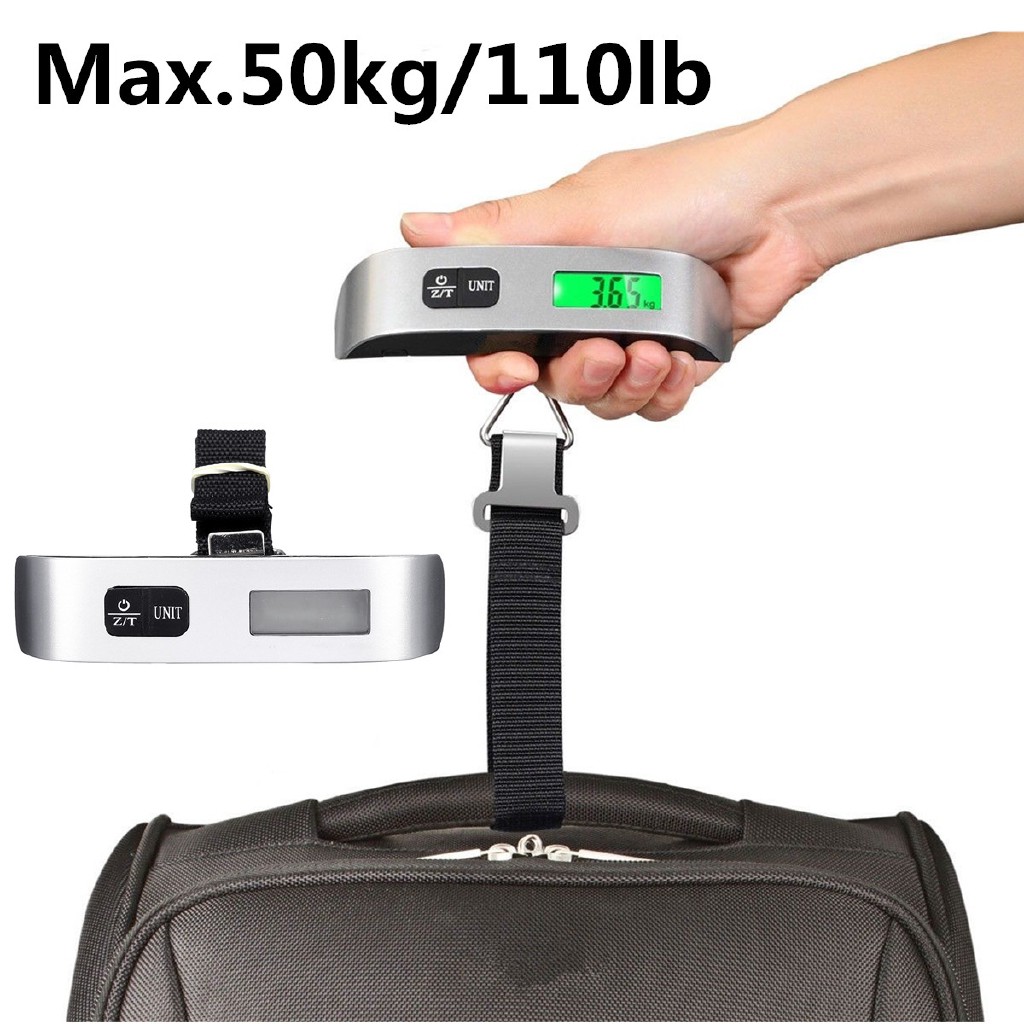 Hanging Scales Luggage Weighing Scale 200 kg / 441 lb Digital Weight Scale  Handheld Mini Crane Scale with Hooks for Farm