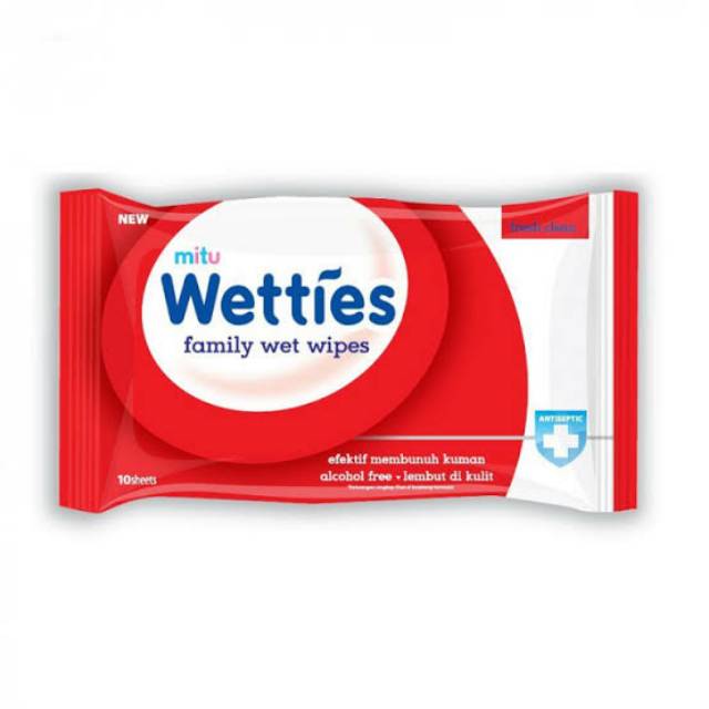 MITU WETTIES WET WIPES POCKET TRAVEL ANTISEPTIC MITU WETTIES CONTENTS ...