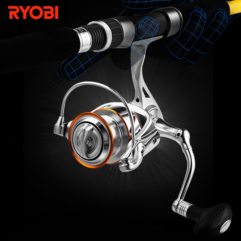 ORIGINAL RYOBI RANMI 1000-8000 series metal spinning fishing reel sea ...