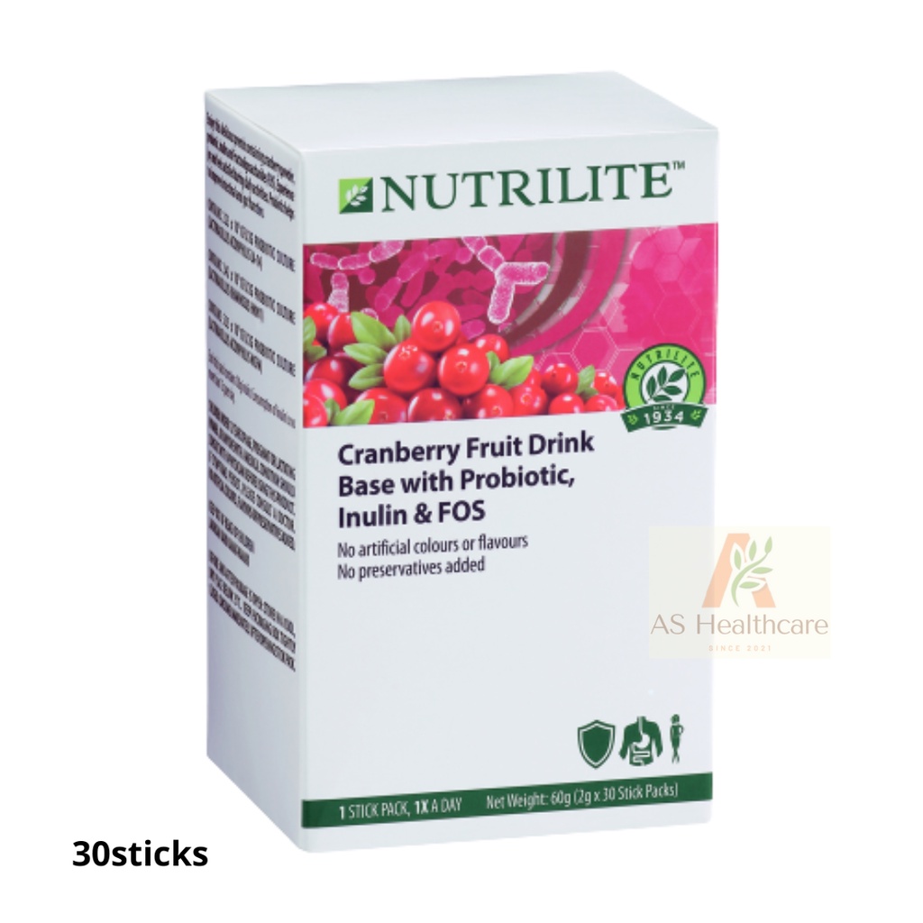 Latest Stock Nutrilite Cranberry Fruit Drink Base With Probiotic Inulin Fos Shopee Malaysia