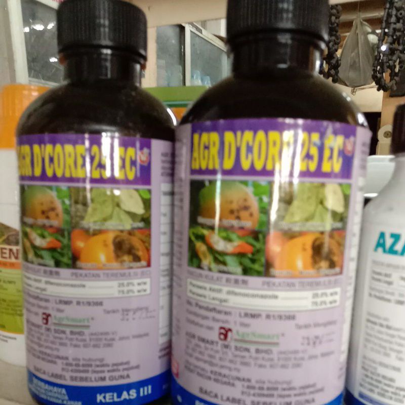 AGR D'CORE 25EC 1Liter/ Racun Kulat Padi, Cili, Terung/ sama Scor ...