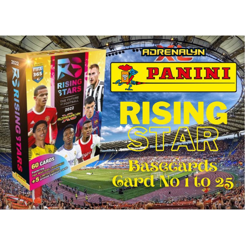 Panini Adrenalyn XL 21/22 Rising Stars Basecard No 1 to 25 | Shopee ...