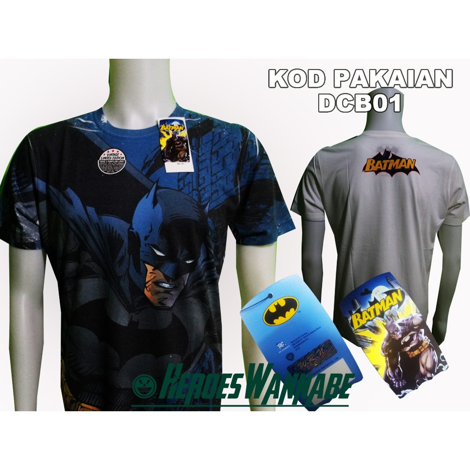 Batman t shirt malaysia sale