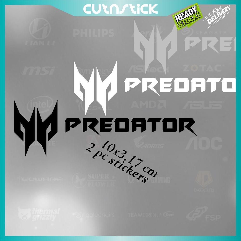 Acer PREDATOR Logo Sticker [4 inch] Desktop Decoration Decal Oracal ...