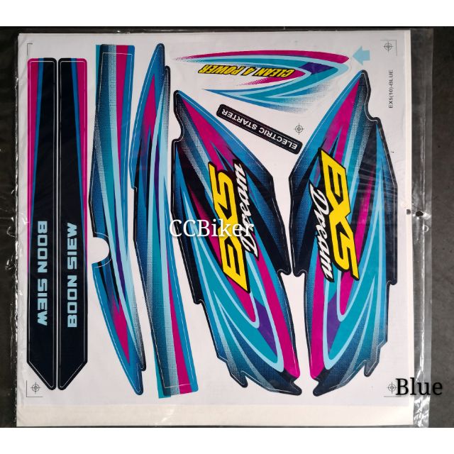 Honda EX5 Dream 10 Body Sticker Shopee Malaysia