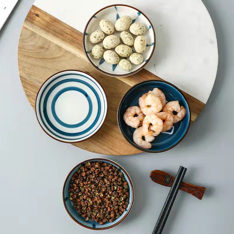 【READY STOCK】Japanese Style Ceramic Small Plate Sauce Dish 陶瓷小碟子日式餐具酱油 ...