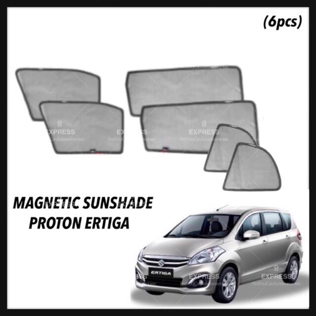 Proton Ertiga Sunshade Sun Shade Ertiga (6pcs) Shopee
