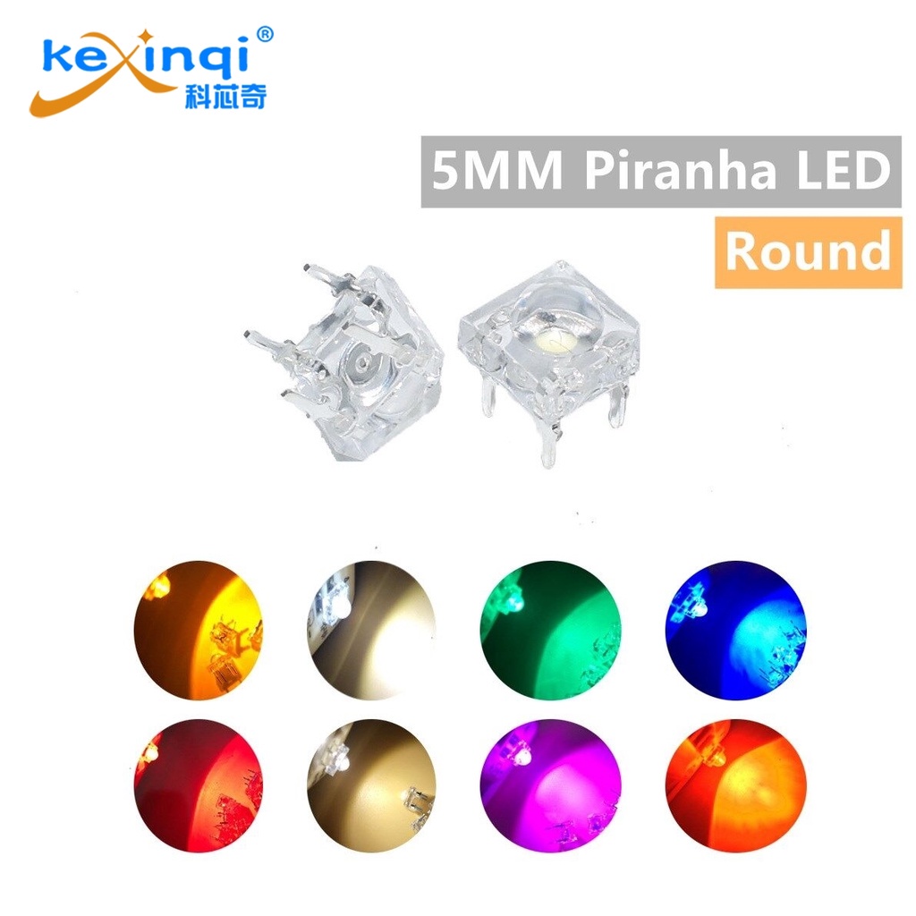 10-Pack 5mm Red LEDs – 20,000mcd Ultra Bright, 2V, 20mA, 15° Viewing Angle 4 thumbnail image