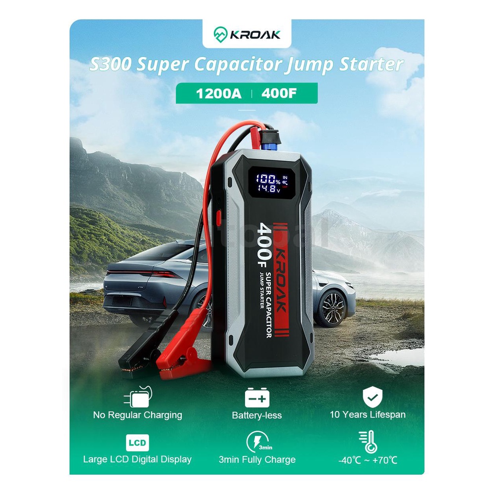 Kroak ModelS300 Super capacitor start power supply 5*400F with strong