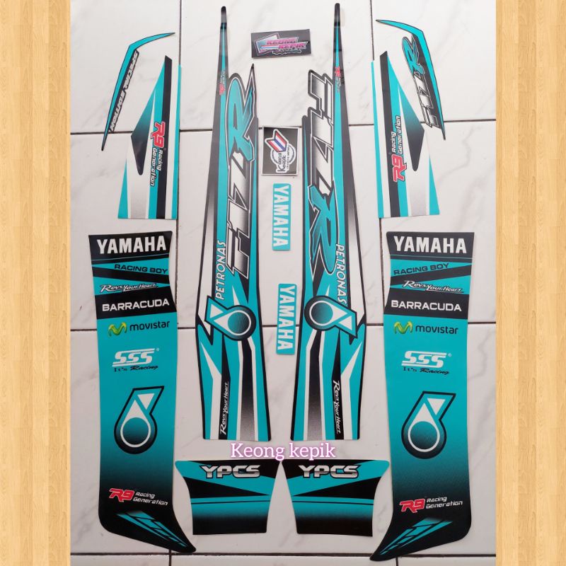 Striping Sticker LIS Motorcycle Variation YAMAHA FIZ-R F1ZR 125ZR ...