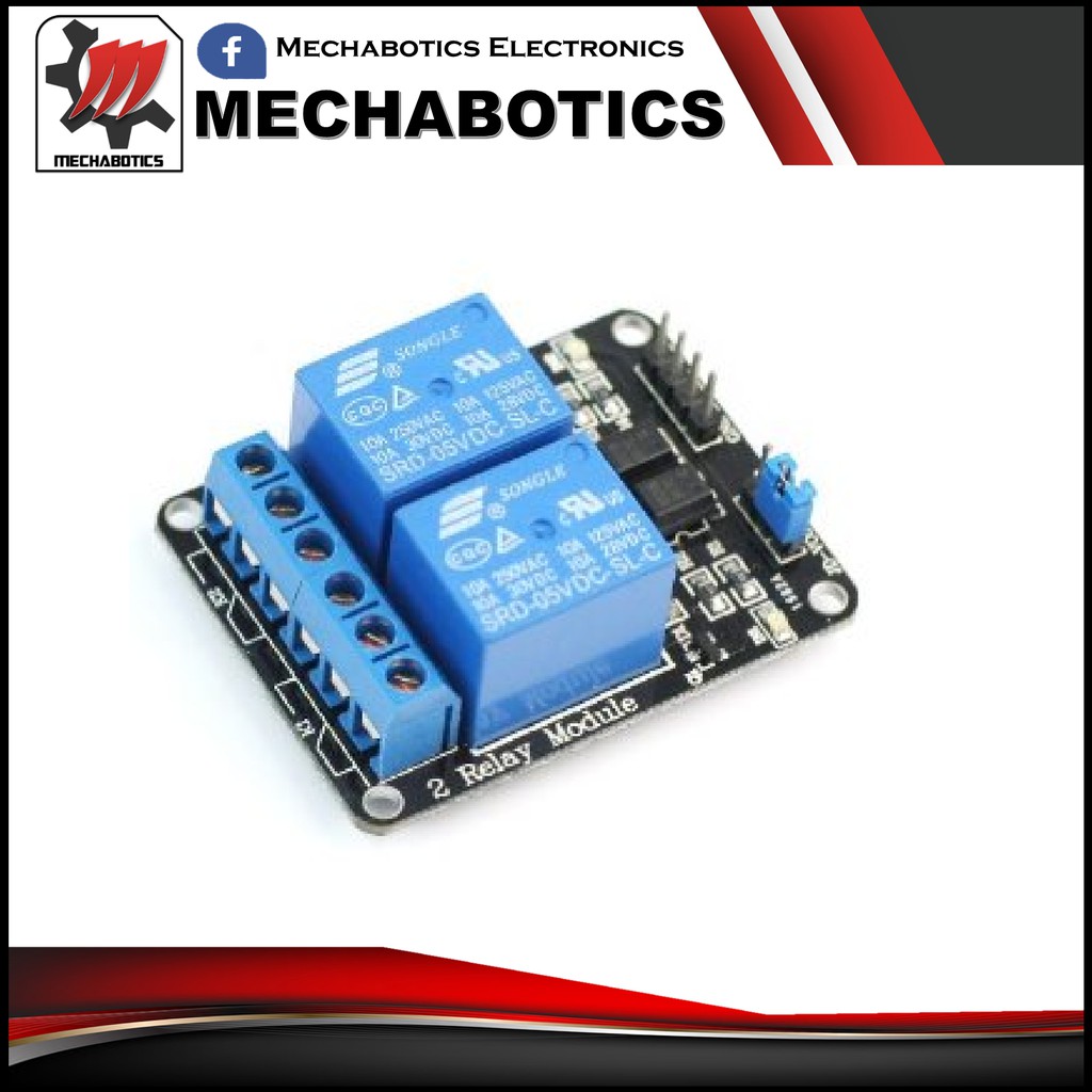 2-CH 5V Relay Module || 2 Channels Relay Module AC 250V / DC 30V For ...