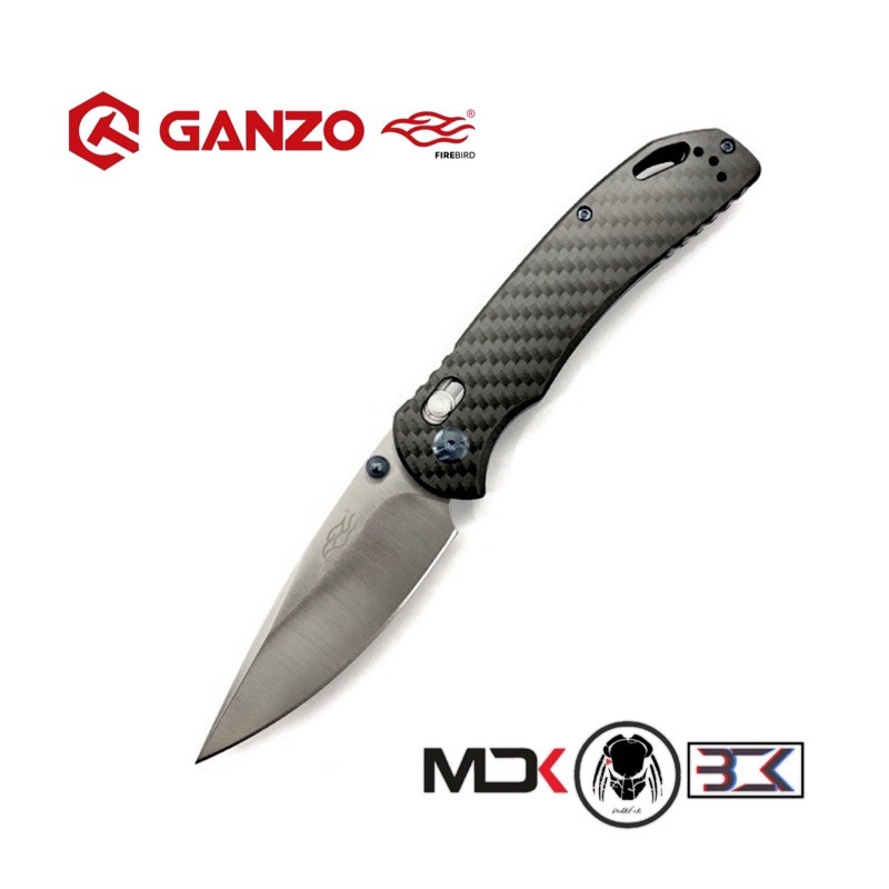 Ganzo Firebird F7531CF 440C Blade Carbon Fibre Handle Folding Knife