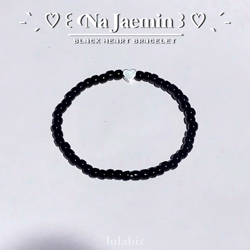 Black Heart Jaemin Bracelet - NCT DREAM, Hello Future
