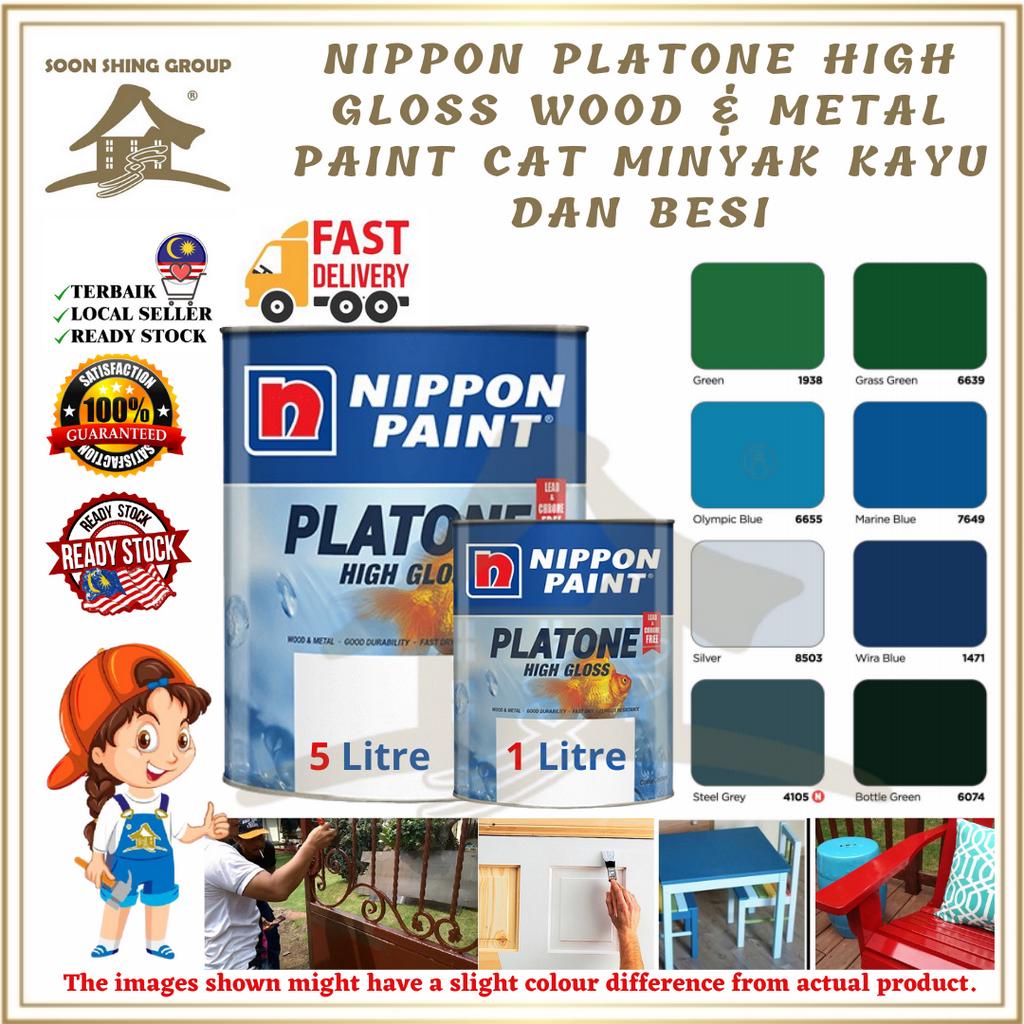 SSG05 NIPPON Platone High Gloss Wood & Metal Paint Cat Minyak / Cat ...