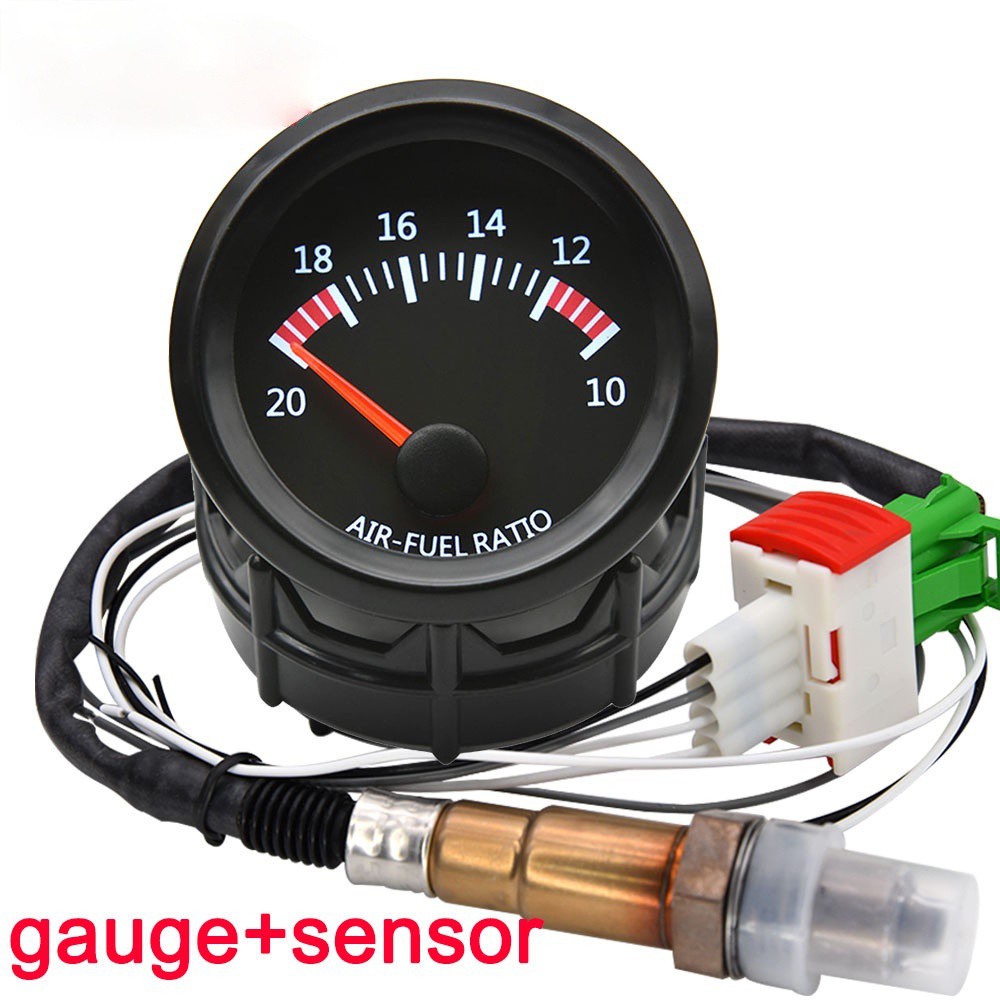 Universal 2" 52mm Car Auto Air Fuel Ratio Gauge 12V Racing Air Fuel ...