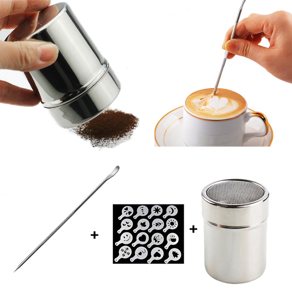 Latte Art tools Tool Coffee Pack Kit Replacement Accessories Stencils