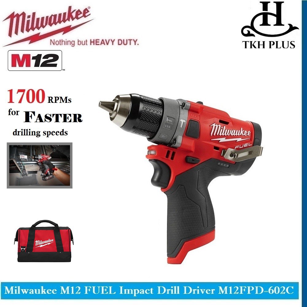 Milwaukee M12 FUEL Compact 2 Speed Percussion Drill M12 FPD 0 BARE TOOL Shopee Malaysia