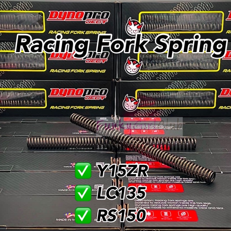 DynoPro RACING FORK SPRING RS150R LC135 Y15ZR Y16ZR RSX150 RSX Y15 NVX ...