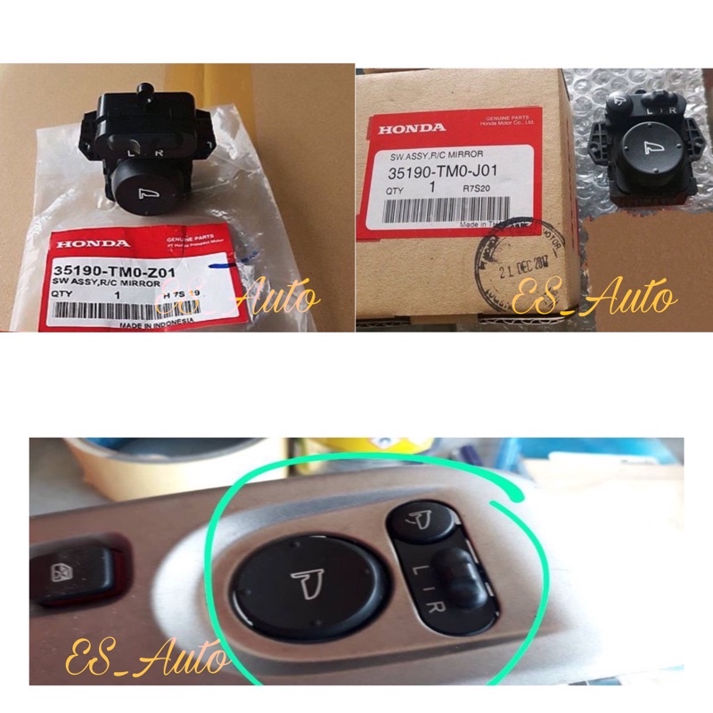 *ORIGINAL HONDA TMO CITY GM2 20092012 REMOTE CONTROL MIRROR SWITCH