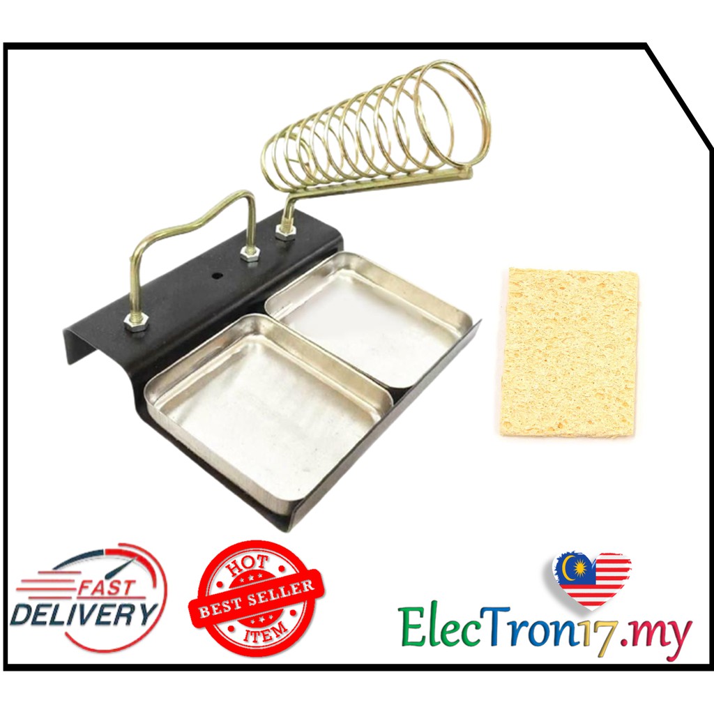 Rectangle Metal Base Weld Solder Soldering Iron Gun Stand Holder ...
