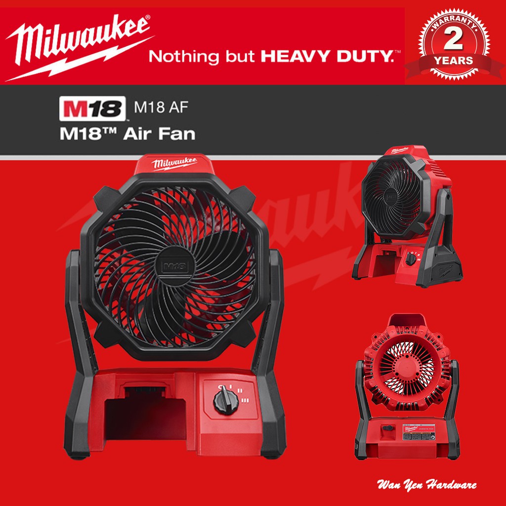 Milwaukee M18 AF 0 M18 Air Fan Jobsite Fan bare tool Shopee