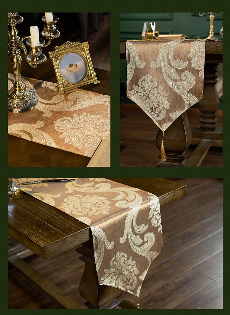 NAPEARL Modern Home Vintage Printed Table Runner Decorations Dining ...
