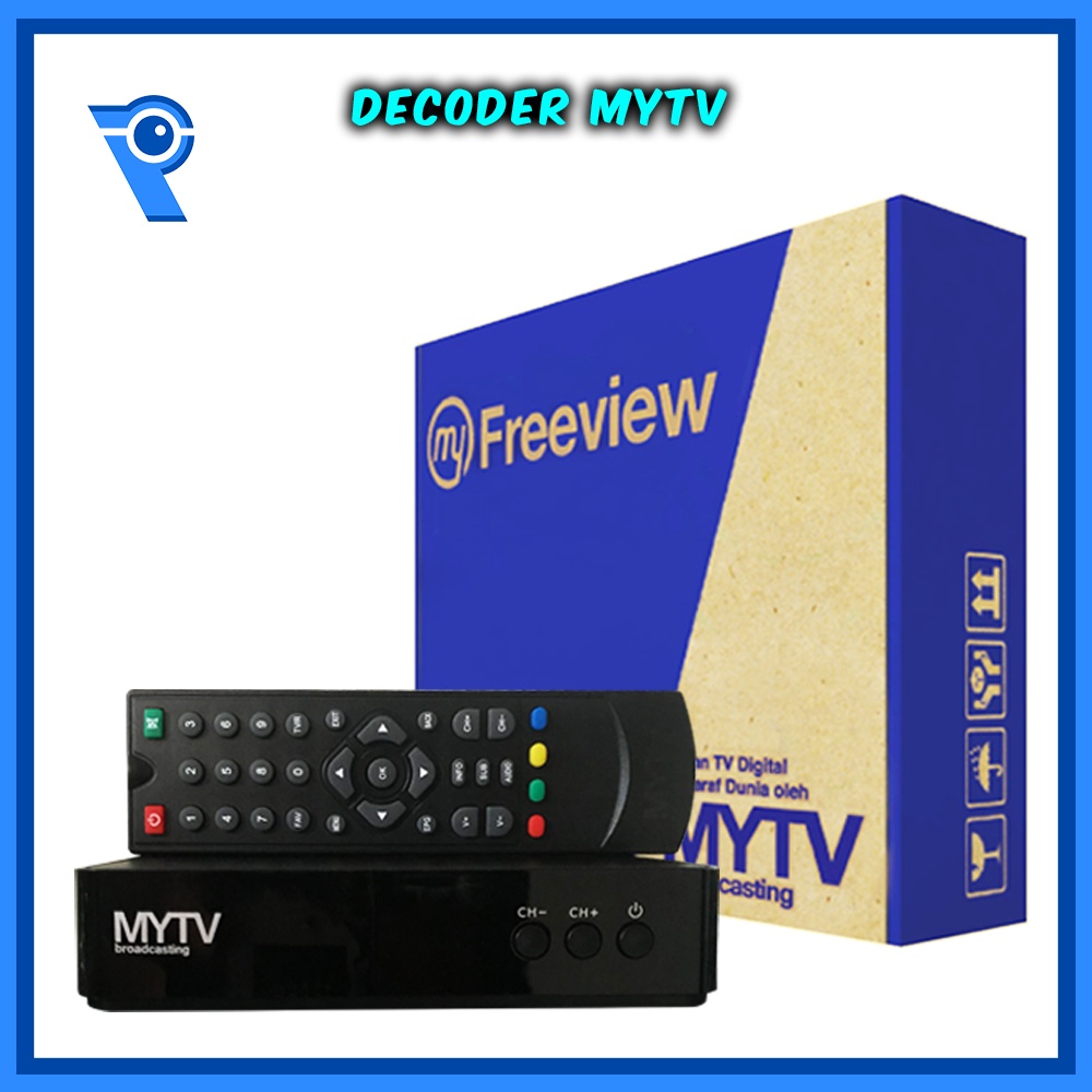 MYTV Original Malaysia Digital TV Myfreeview DVB T2 Decoder Television ...