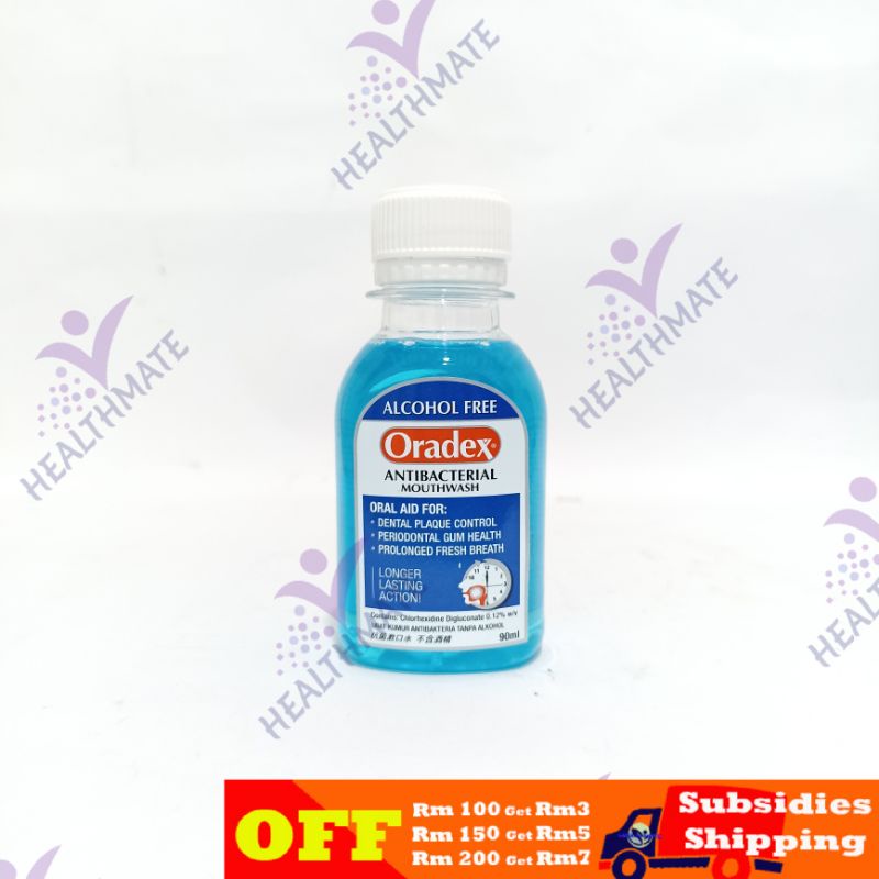 ORADEX Antibacterial Mouthwash (90ML) | Shopee Malaysia