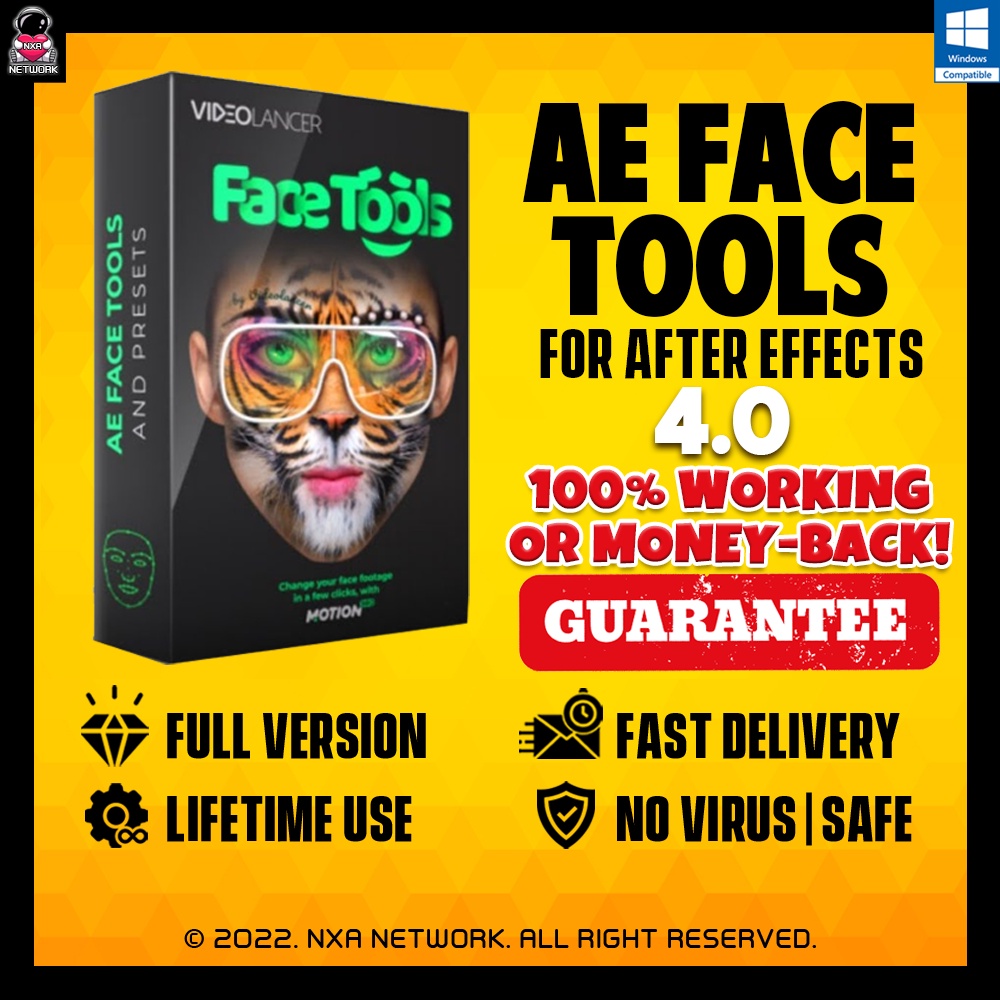💎AE Face Tools 4.0 PlugIn for After Effects Guide Provided