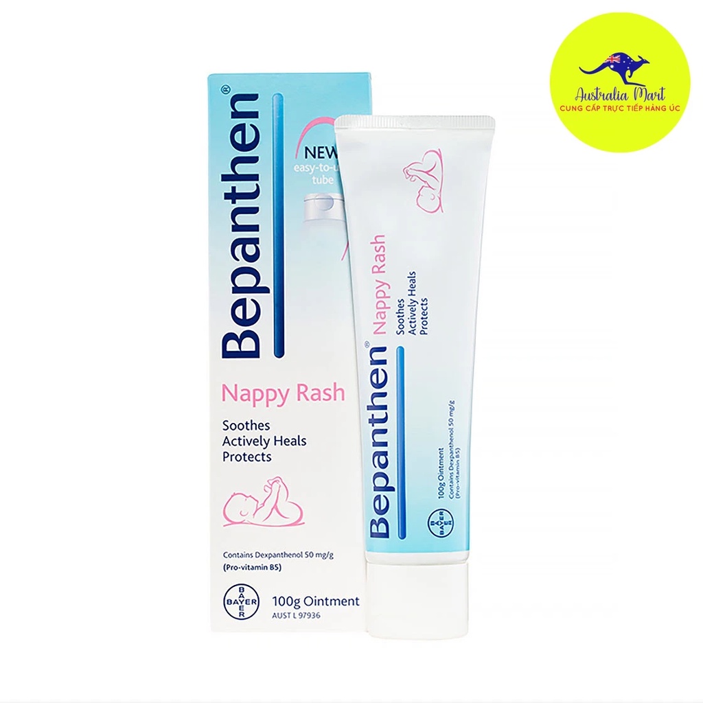 (Domestic Australian Goods) Bepanthen Diaper Rash Cream 100g