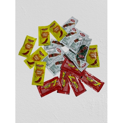 Chili Sauce Sachet Assorted Brand Life Mcdonalds Mcd Mekdi KFC Ikea ...