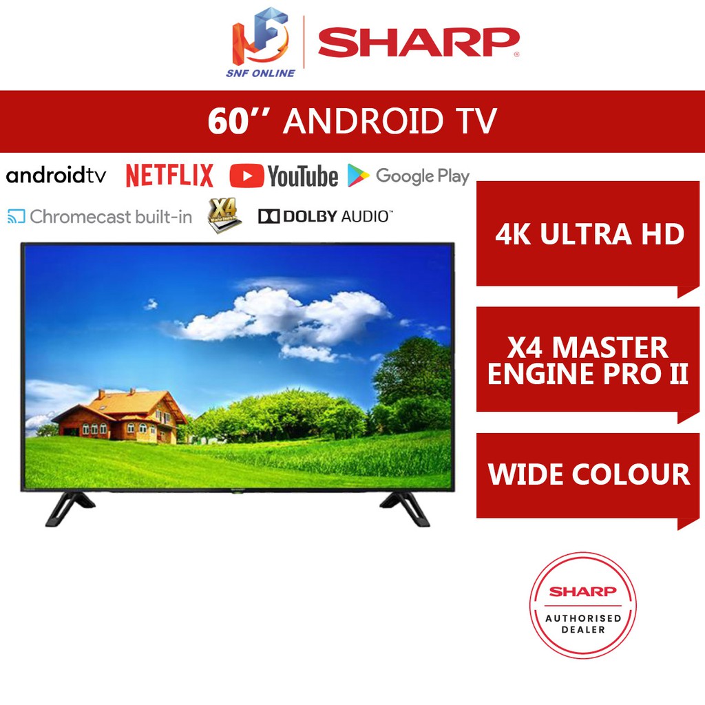 60 Inch 4K UHD TV 4T-C60CK1X