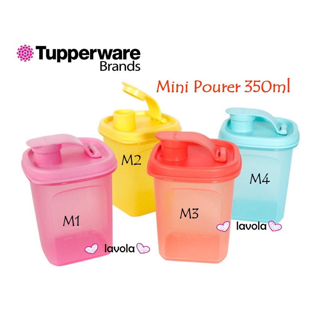 Tupperware Chill Fresh Pourer (1 unit) 350ml/1L, bekas susu minyak sos ...