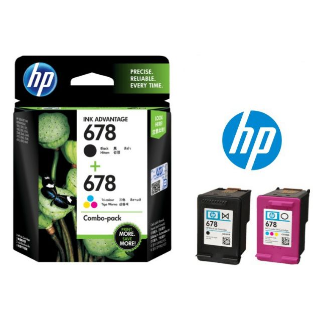 HP ink 678 COMBO-PACK( colour+ black) | Shopee Malaysia