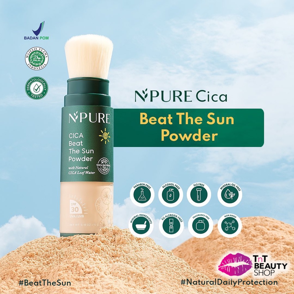 Npure Cica Beat The Sun Powder - N'PURE Cica Beat The Sun Powder SPF 30 ...