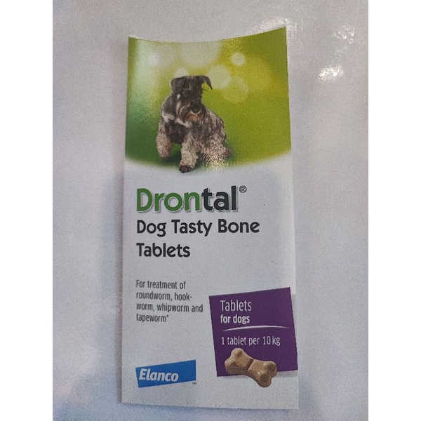 Drontal Flavour Dog Wormer Tablet ORIGINAL . Shopee Malaysia