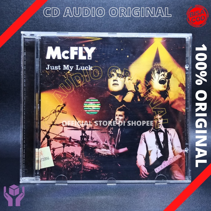 Cd MCFLY - JUST MY LUCK & ROOM ON THE 3RD FLOOR ORIGINAL Seal | Shopee ...
