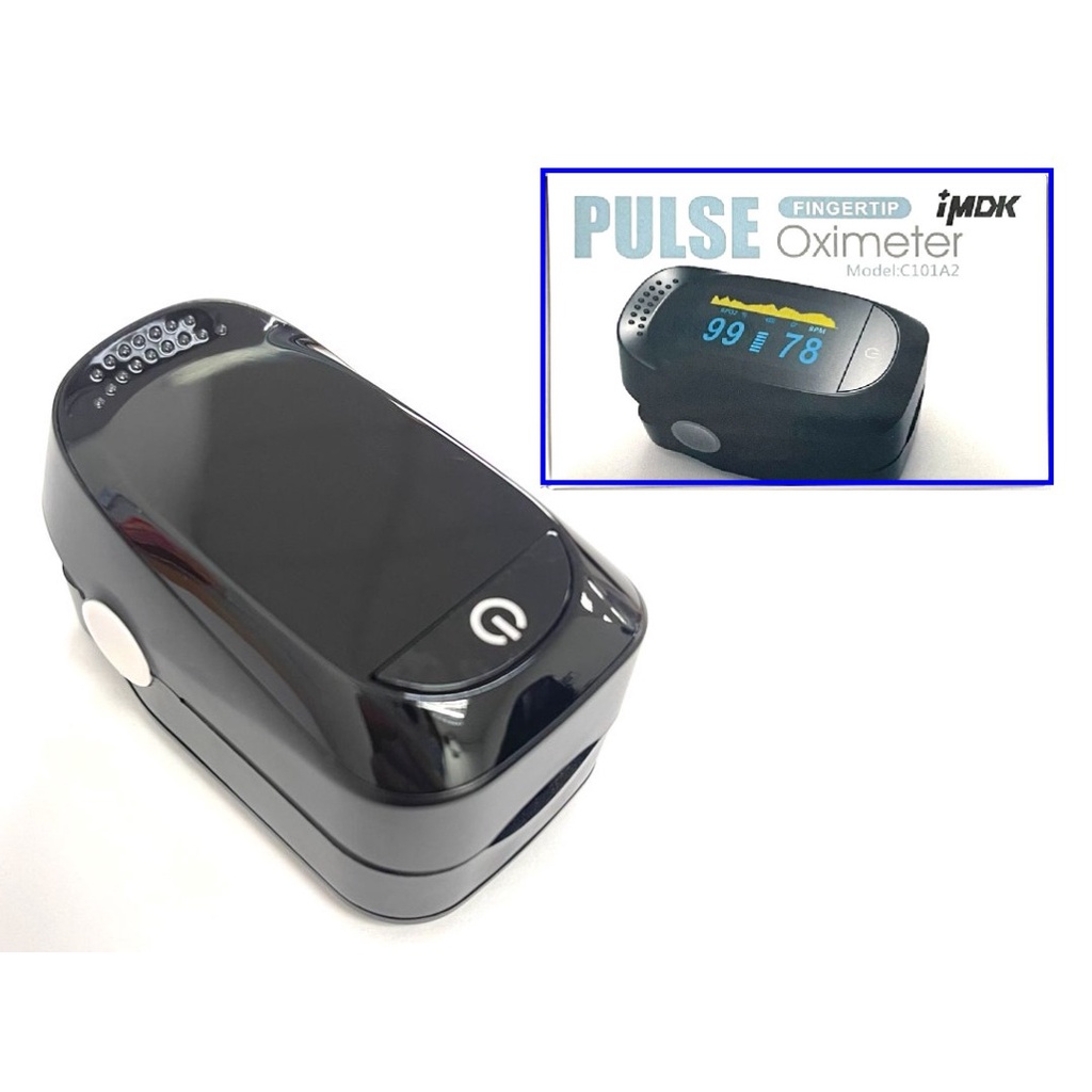 Pulse Oximeter Fingertip Blood Heart Rate Blood Oxygen Sensor Finger Clip ( C101A2 ) Shopee