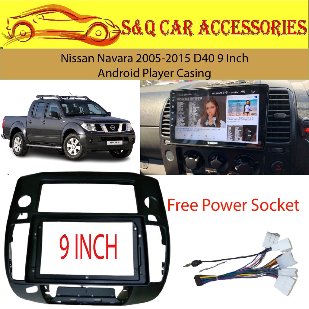 Nissan Navara 2005-2015 D40 9 Inch Android Player CasingNissan Navara ...