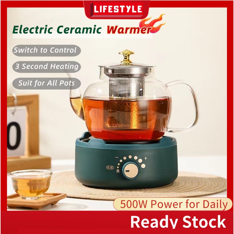 LIFESTYLE Malaysia Plug Electric Warmer Ceramic Cook Heater Warmer Pot