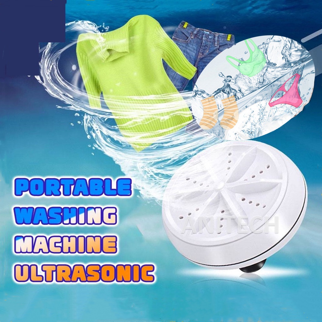 Ultrasonic Turbo Portable Mini Washing Machine,Mesin Basuh Mini