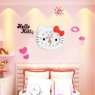 Hello Kitty Cute Creative Personality 3d Stereo Wall Stickers Girl Room  Stickers Wall Decoration